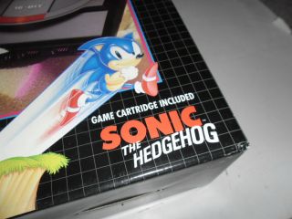 Vintage 1991 Sega Genesis 16 bit Sonic the Hedgehog edition,  empty box only 3