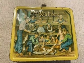 Vintage 1973 The Waltons Lunchbox (thermos Not)
