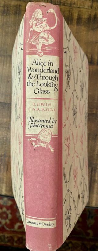 Alice In Wonderland/through The Looking Glass Vintage Hb Book,  1946