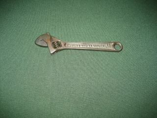 Vintage Montgomery Wards 4 " Adjustable Wrench 84 4701