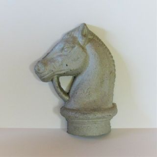 Vintage Cast Iron Horse Head Chess Knight Pawn Wall Mount Hanging