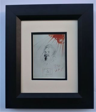 Salvador Dali Vintage Art Framed