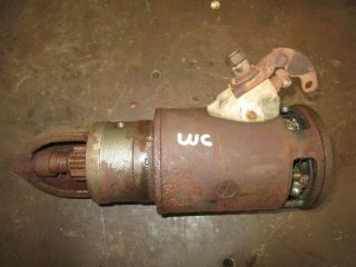 Allis Chalmers Wc Starter Rusty But Runs Antique Tractor