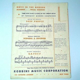 1935 Alone Marx Brothers A Night At The Opera Nacio Freed Vintage Sheet Music 3
