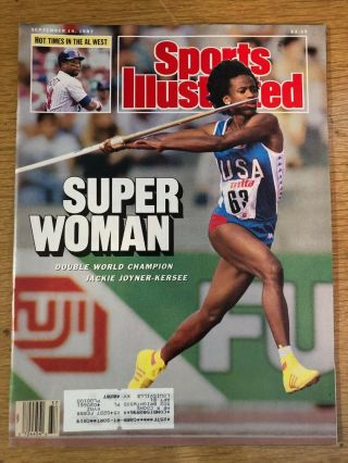 Jackie Joyner - Kersee Sports Illustrated,  September 14,  1987