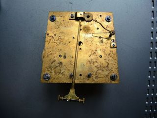 Antique Gustav Becker 2 Weight Vienna Regulator Clock Partial Movement Parts Gb