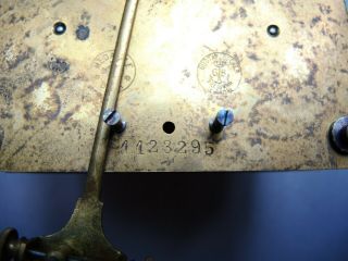 Antique Gustav Becker 2 Weight Vienna Regulator Clock PARTIAL Movement PARTS GB 2