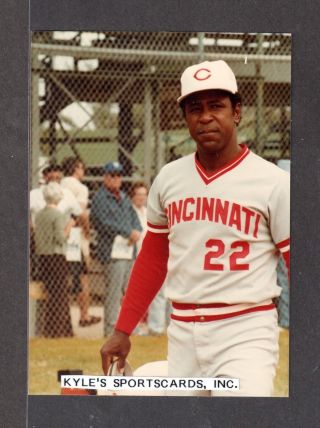 Dan Driessen Reds Unsigned 3 - 1/2 X 4 - 7/8 Color Snapshot Photo 4
