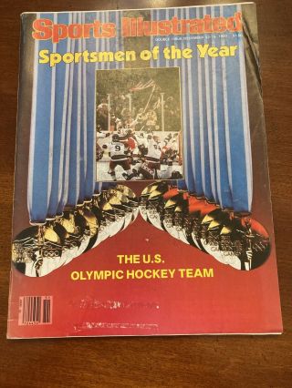 Sports Illustrated December 22 29 1980 Usa Hockey Sportsmen Of The Year Average