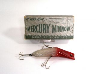 Vintage Mercury Minnow Lure - Fishing Tackle -