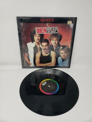 Queen Radio Ga Ga 12 " Capitol Synth - Pop Vocoder Vg,  Shrink Wrap Vintage Rock