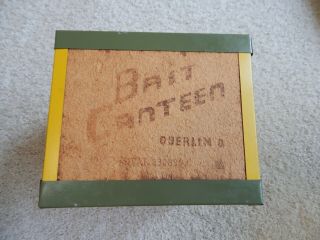 Vintage " Bait Canteen " Worm Box