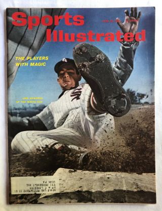 Luis Aparicio April 30,  1962 Sports Illustrated Chicago White Sox Rare