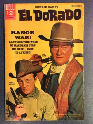 Vintage El Dorado (john Wayne & Robert Mitchum) Dell Comic 1966