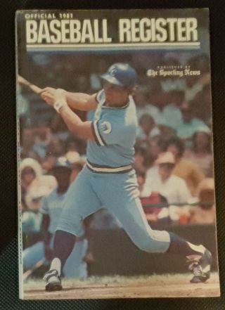 1981 Baseball Register - Sporting News - George Brett - - Steve Stone