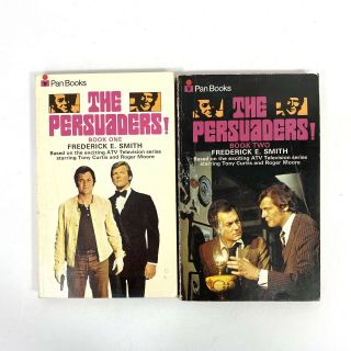 The Persuaders Vintage Book 1 & 2 By Frederick E.  Smith Pan Books Pulp