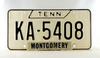 1966 Tennessee Passenger License Plate - - Ka - 5408