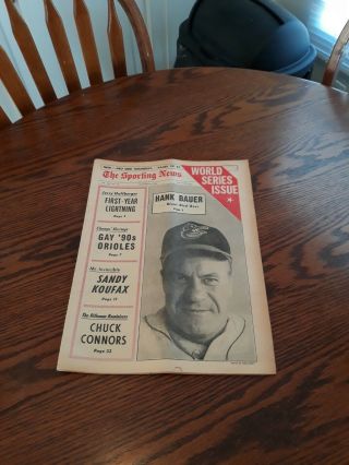 October 8,  1966 - The Sporting News - World Series Issue