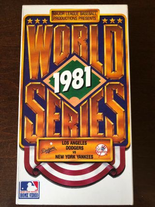1981 World Series Video,  Euc,  Los Angeles Dodgers Vs York Yankees