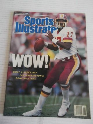Sports Illustrated,  February 8,  1985.  Doug Williams Washington Redskins.