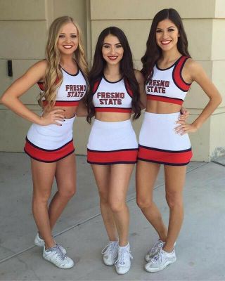 Fresno State College Cheerleaders Glossy 8x10 Photo Print 23082004074
