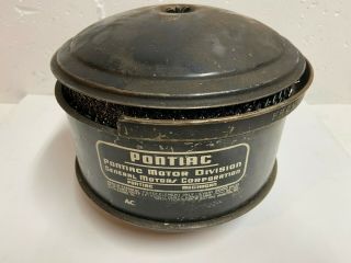 Vintage Antique Pontiac Ac Oil Bath Air Cleaner Classic Rat Rod Equipment