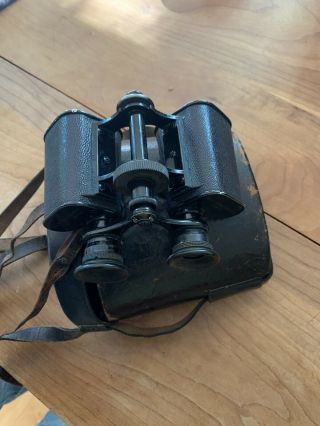 Antique Bausch & Lomb Zeiss Binoculars US Navy 3