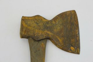 Vintage Hewing Broad Axe Hatchet Head Wood Handle Tool Plumb ?? - M90