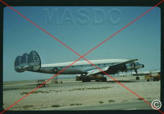 417 - 35mm Duplicate Aircraft Slide - C - 121g Constellation 54 - 4062 Wy Ang - 1965