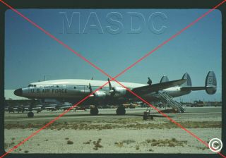 415 - 35mm Duplicate Aircraft Slide - C - 121g Constellation 54 - 4077 Wy Ang - 1965