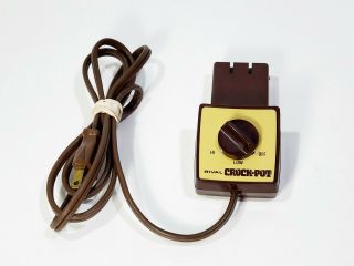 Vintage Rival Crockpot 3300 Power Supply Cord Sh - 1 Slow Cooker Brown