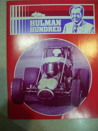 Vintage Auto Racing Program,  1984,  Hulman Hundred,  Indiana State Fair,  Usac