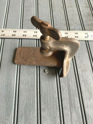 True Vintage Cast Iron Craftsman Hobbist Work Bench Or Table Clamp