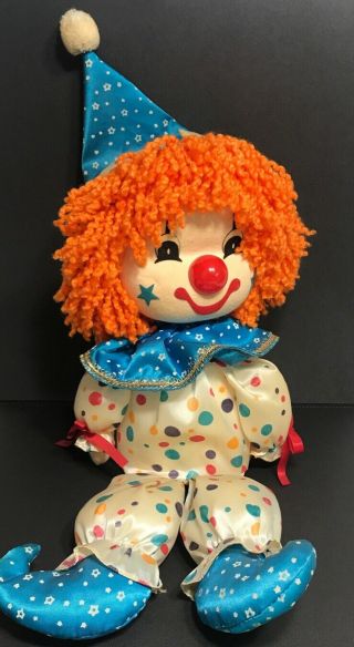 Vintage Dolmax Wind Up Musical Clown Doll Wind Up Order