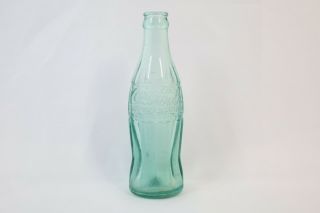 Vintage 1937 Coca Cola 6oz Bottle Embossed Bethlehem,  PA Hobbleskirt Coke Green 2