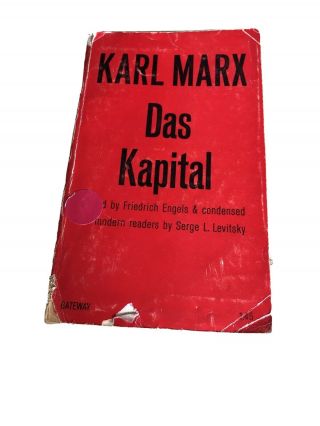 Karl Marx Das Kapital Vintage Pb