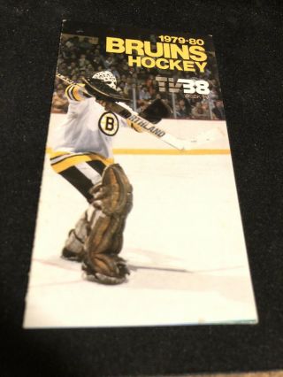 1979 - 80 Boston Bruins Hockey Pocket Schedule Tv38/hogan’s Heroes Adam12 Version