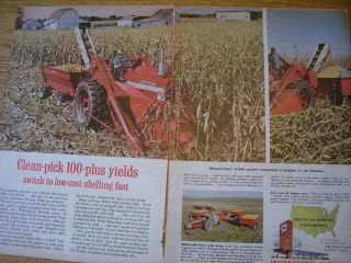 Vintage Farmall International Advertising - 560 Lp Tractor & 2 Mh Picker
