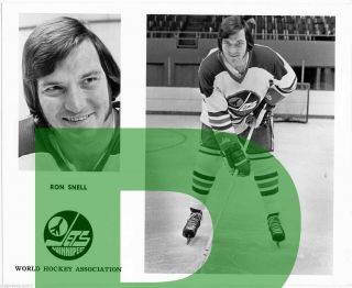Wha Winnipeg: Ron Snell White Uniform Media Reprint Photo (199)