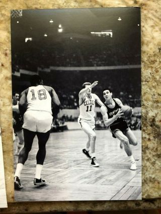 Mel Counts 1965 - 66 Photos - Boston Celtics Vs Washington Bullets W/ Jerry Sloan
