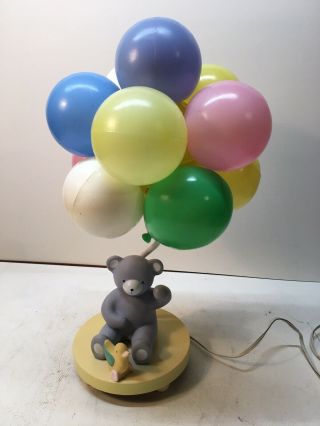 Vintage Toy Balloons Clown Teddy Bear Table Lamp Duck 3 Phase 19 