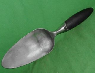 Vintage,  Very Large,  Cast Aluminum old Garden Hand Tool Digger Trowel Scoop 2