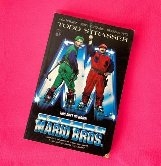 1990s Mario Bros Movie Book Novel - Vintage Retro Nintendo Video Game