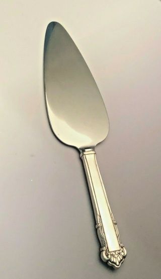English Shell By Lunt Sterling Silver Pie / Cake Server 9.  5 "