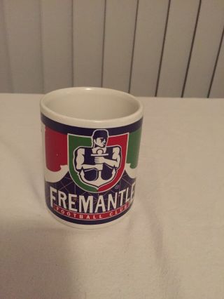 Afl Fremantle Dockers Football Mug Cup Drink Vintage Logo