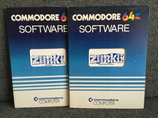 Vintage Commodore 64 128 Zork1 & Zork2