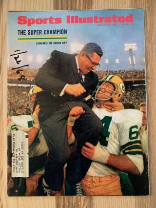 Sports Illustrated Jan 22 1968 Vince Lombardi Green Bay Packers Champions