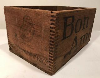 Antique Advertising Wood Crate Bon Ami Chicks Hasn 