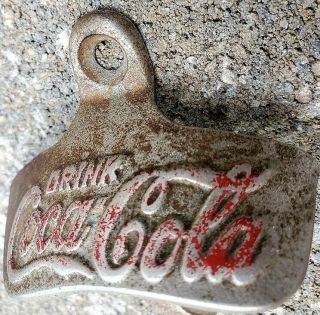 Vintage Coca - Cola Starr X Wall Mount Bottle Opener 1925 10