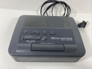 Vintage SONY ICF - C26 Dream Machine AM/FM Digital Alarm Clock Radio Black 3